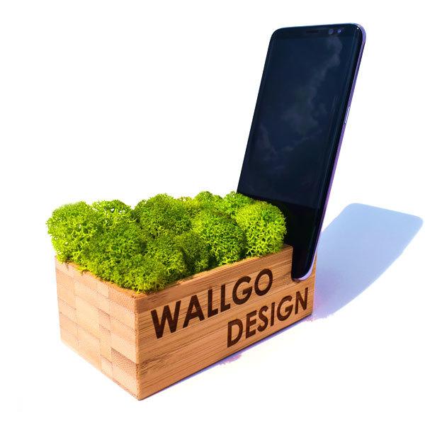 zuzmo-dekoracio.hu telefontartó minikert zuzmóval